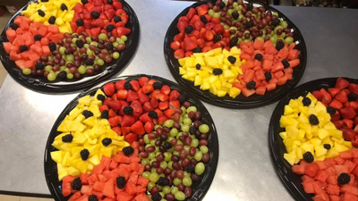 Katie's Subs fruit trays