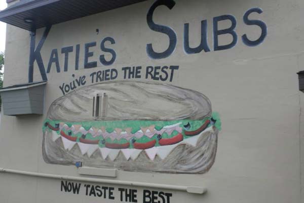 side of Katie's Subs